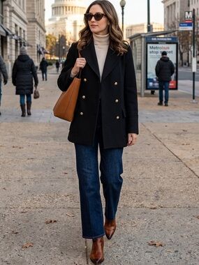 ZARA wool coat double breasted